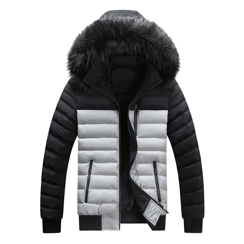 puffer jacket with hood