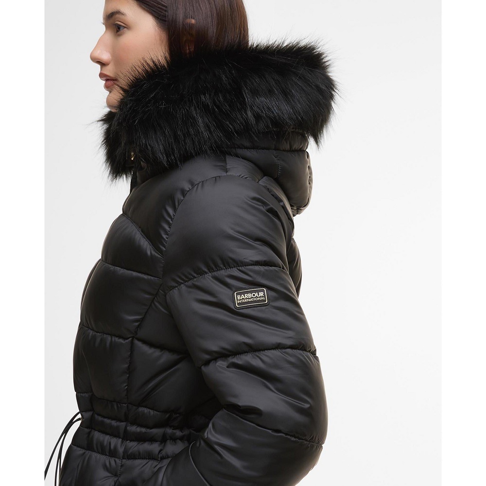 puffer jacket with hood