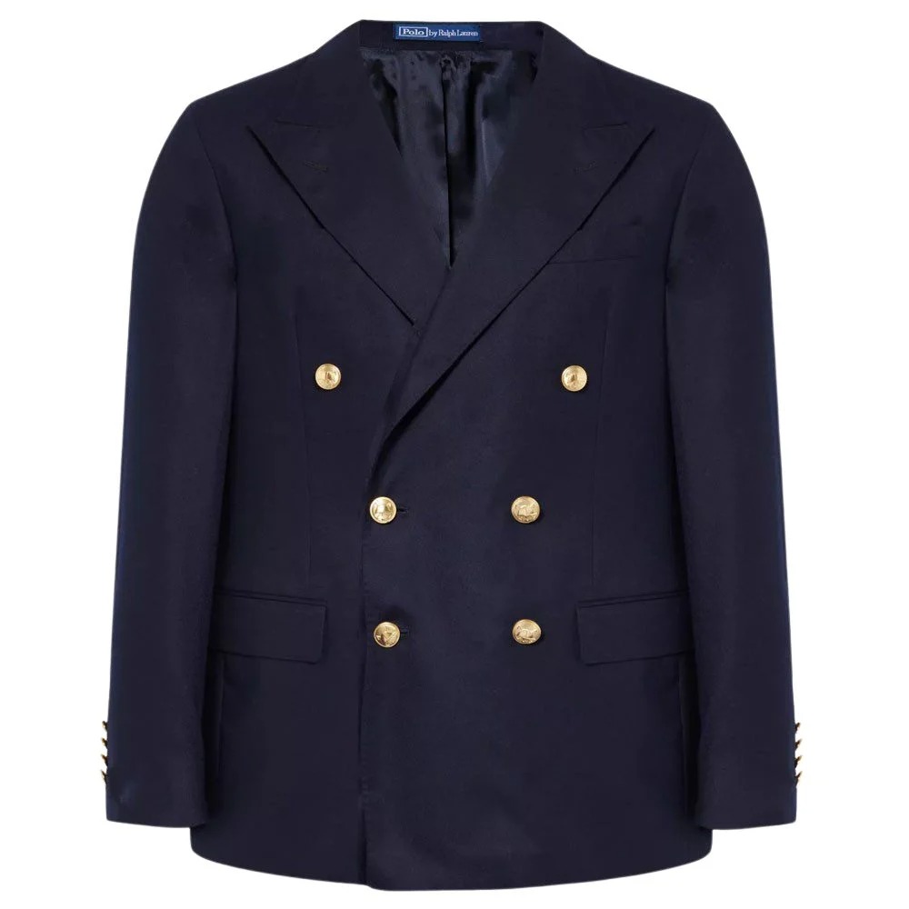 blue blazer and jeans