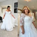 plus size wedding gown