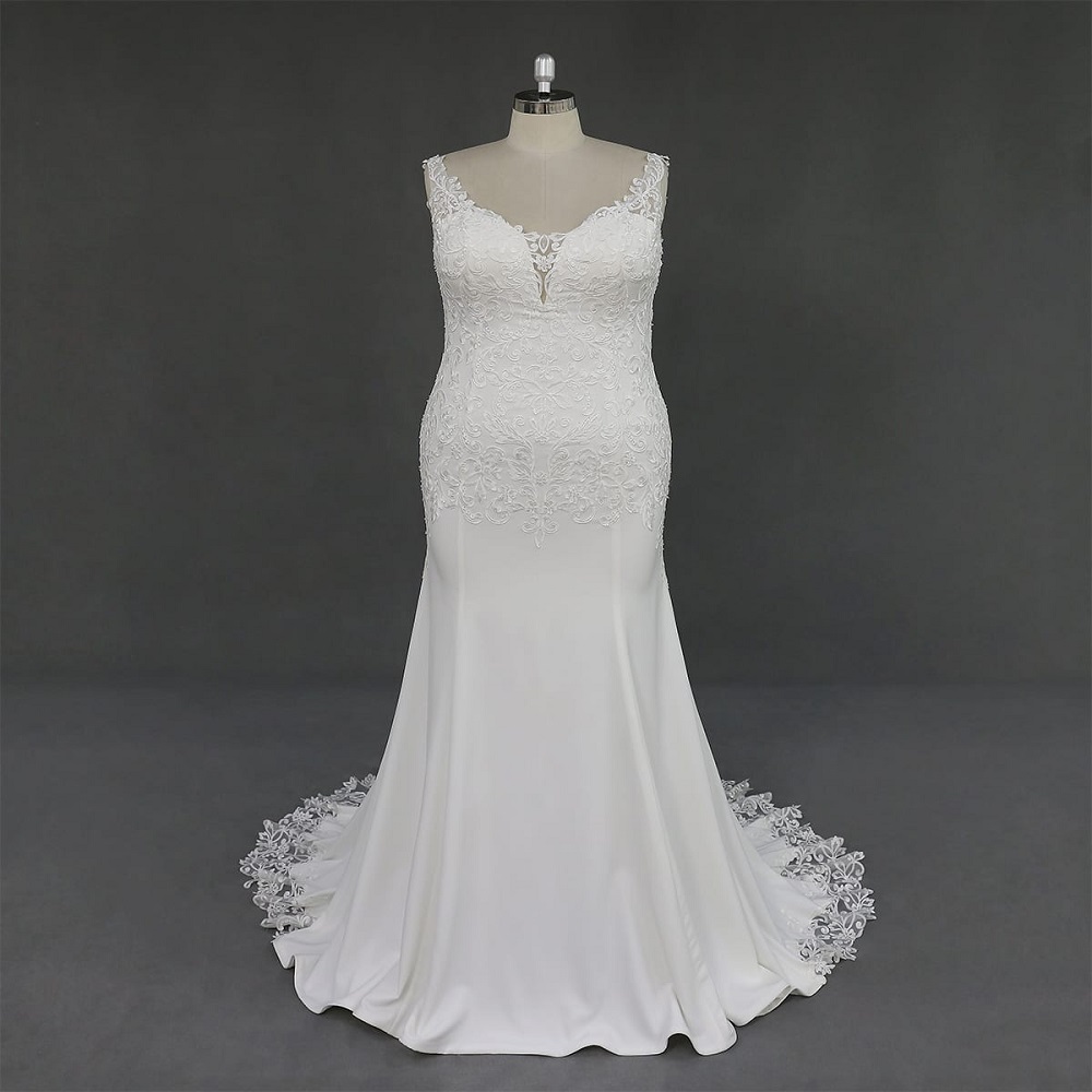 plus size wedding gown