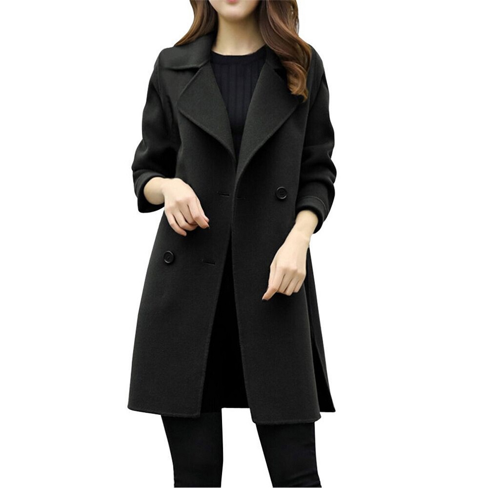 wool trench coat womens