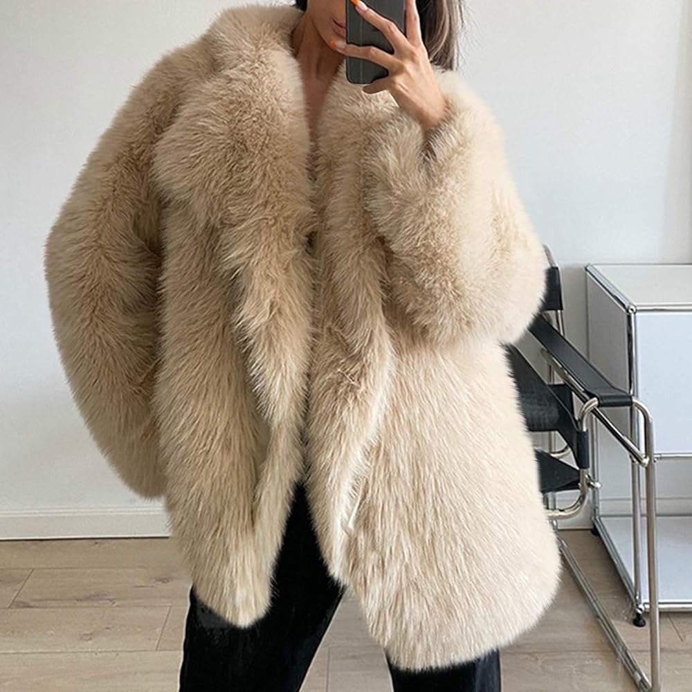 fluffy fur coat