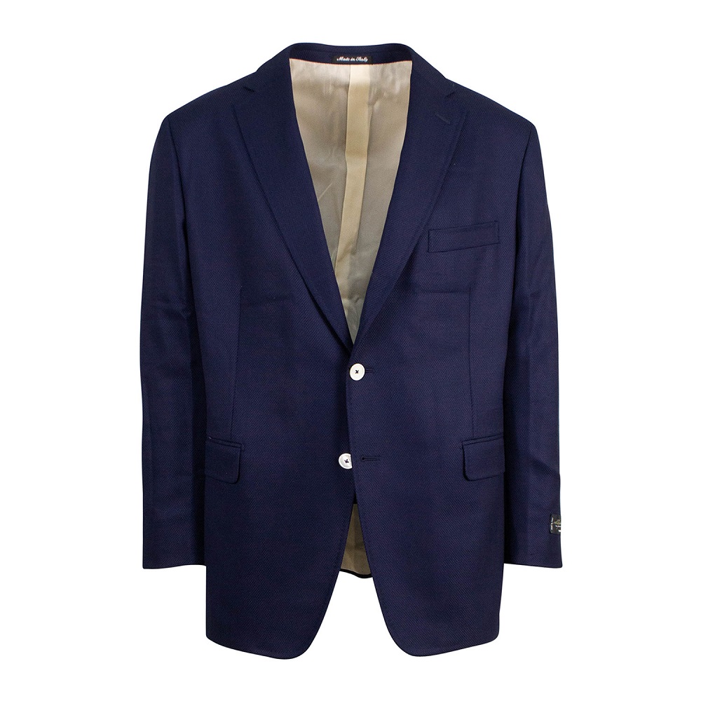 navy blue sport coat