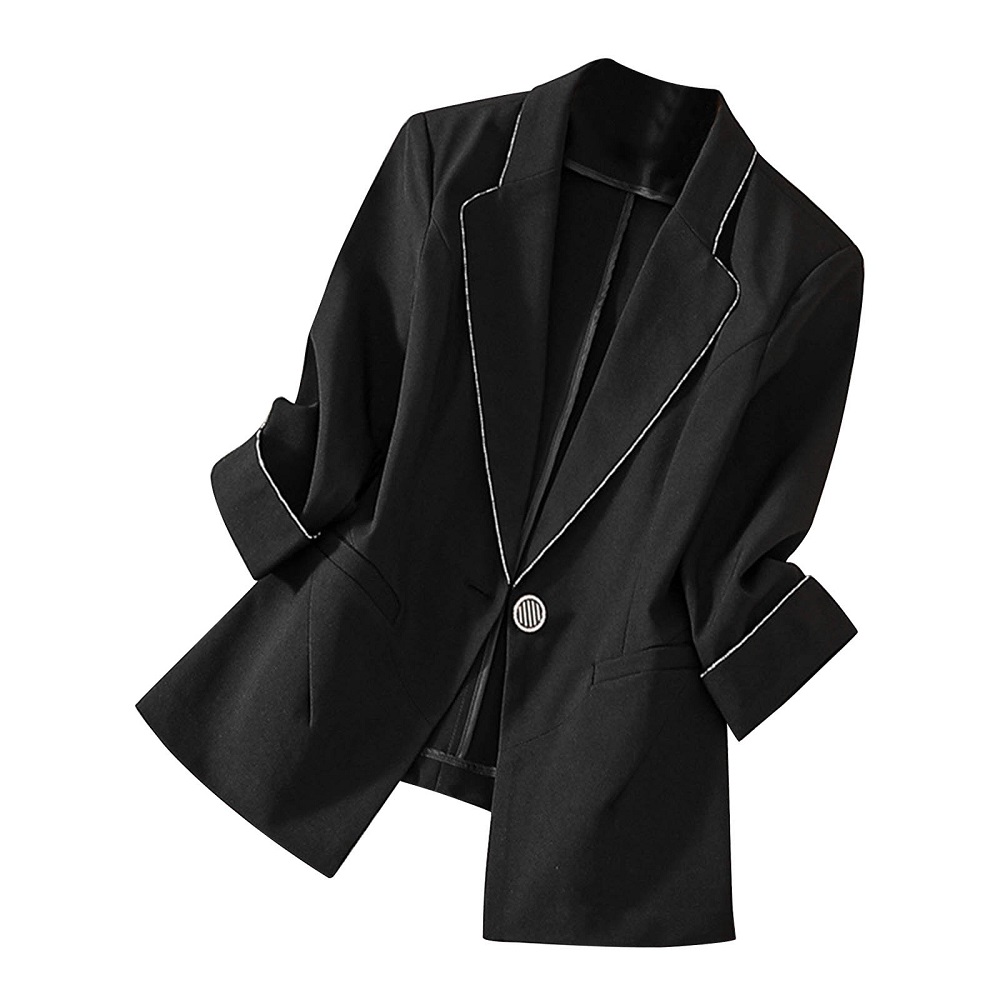 casual black blazer for women
