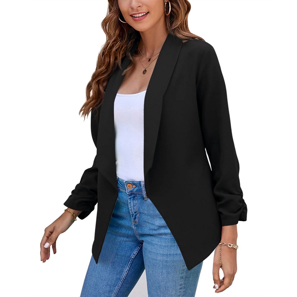 casual black blazer for women