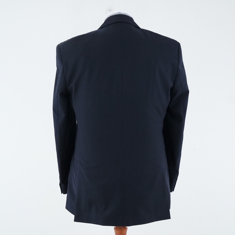 navy blue sport coat