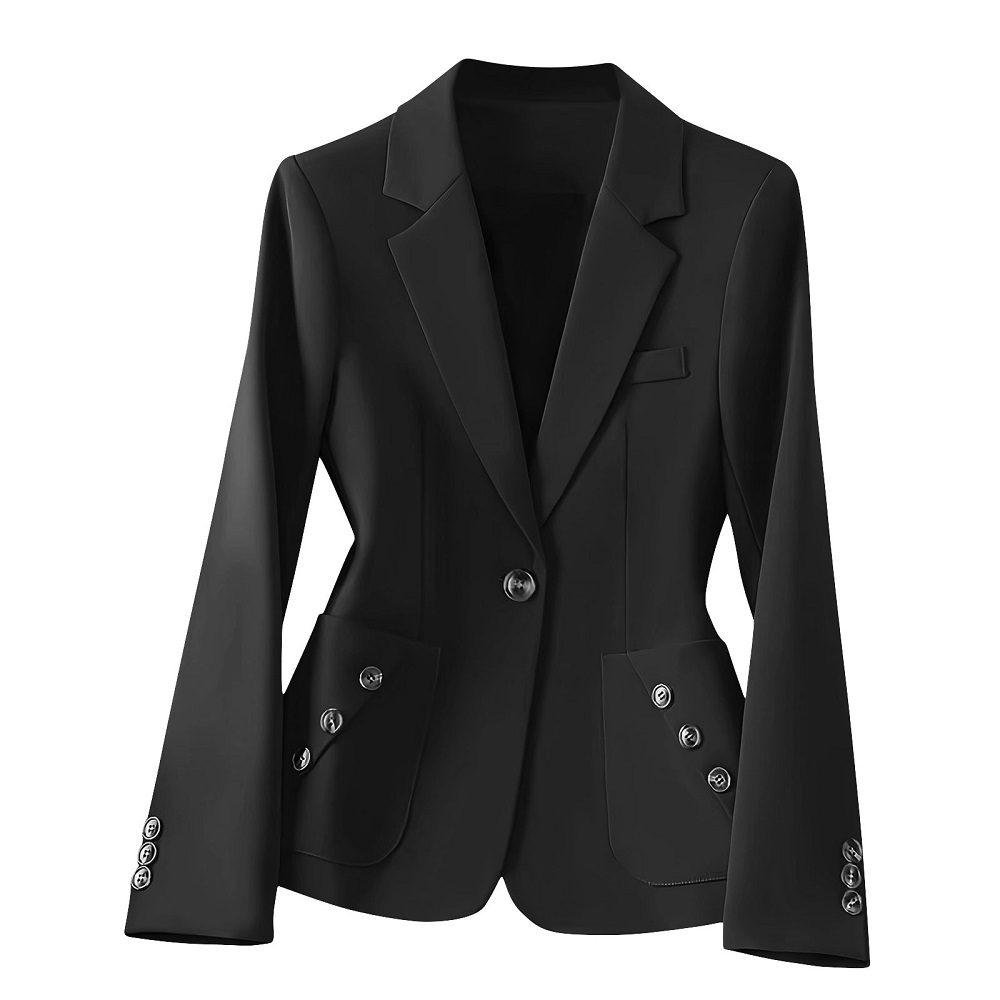 casual black blazer for women