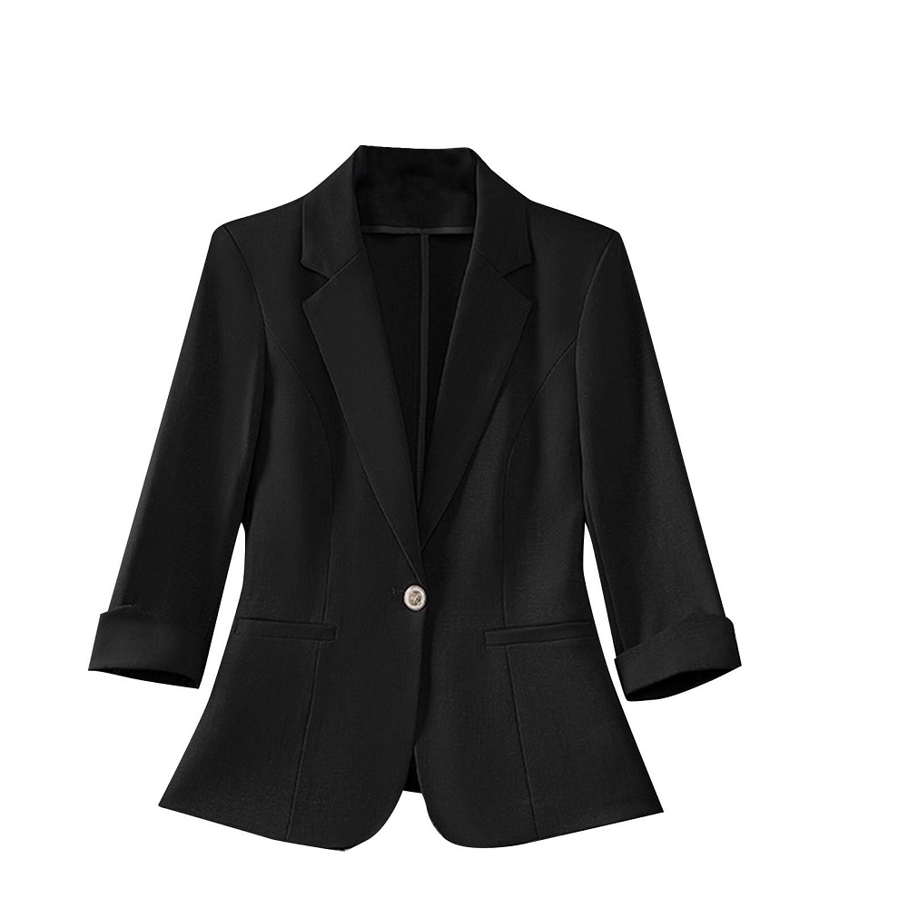casual black blazer for women
