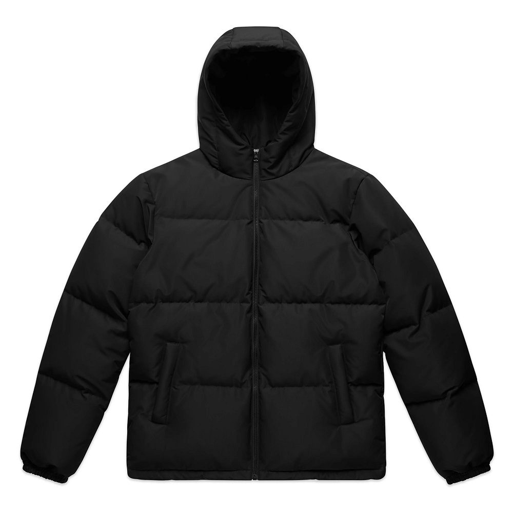 mens puffer jacket with hood