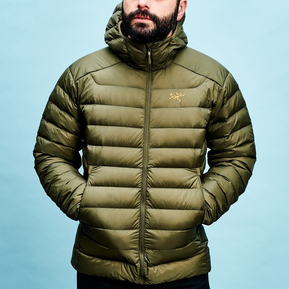 mens puffer jacket with hood