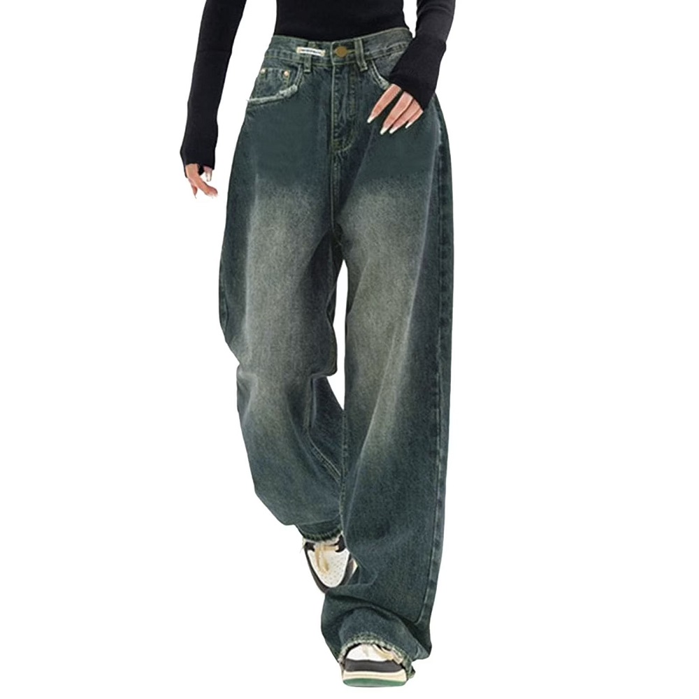 baggy denim jeans