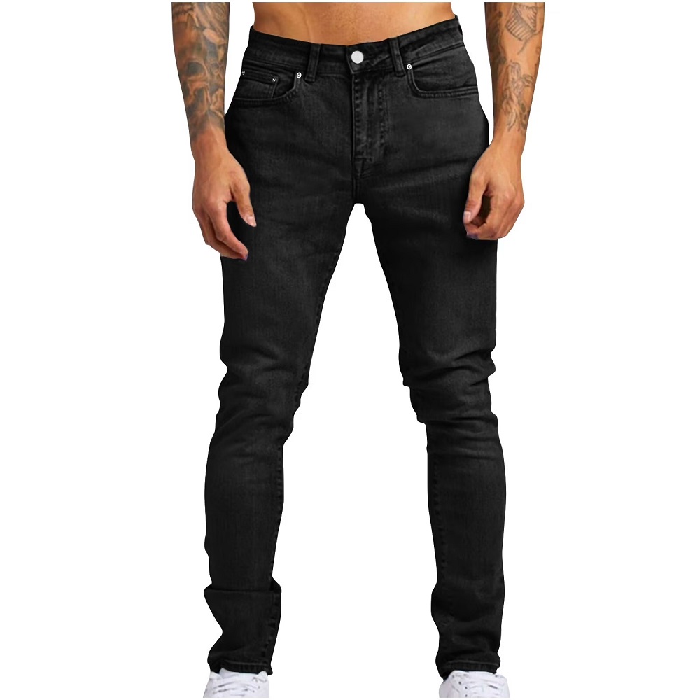 black slim fit jeans