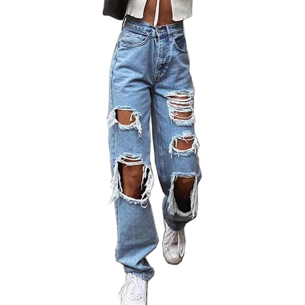 baggy denim jeans