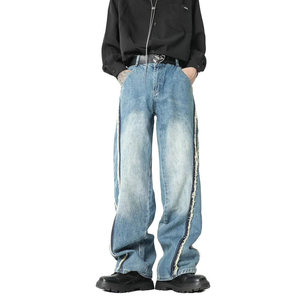 baggy denim jeans