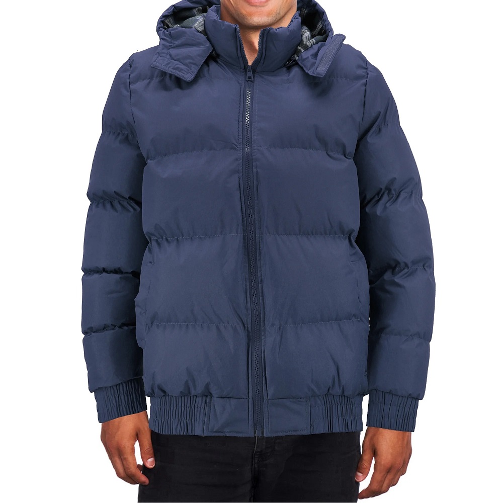 mens puffer jacket with hood