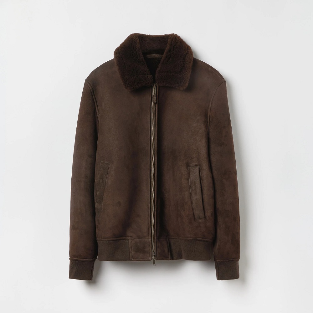 men's shearling coat
