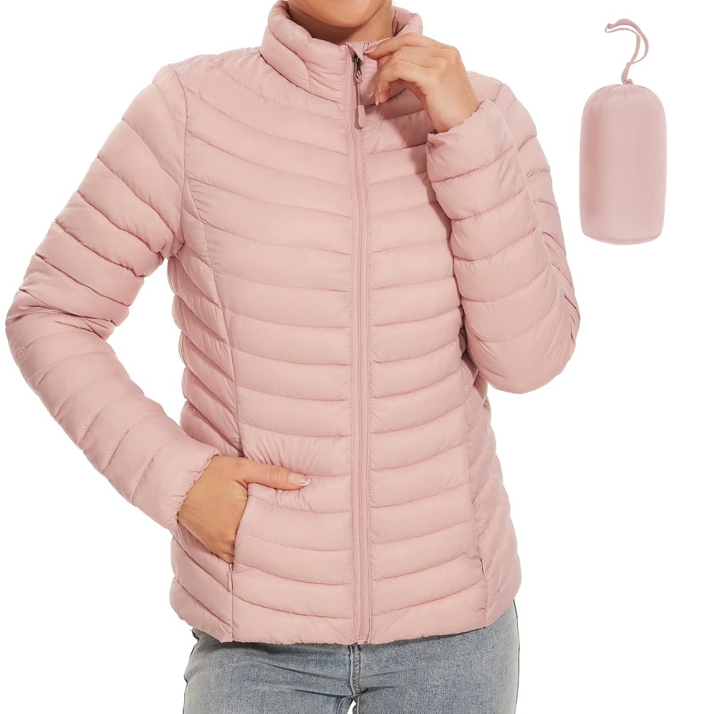 lightweight puffer jacket women