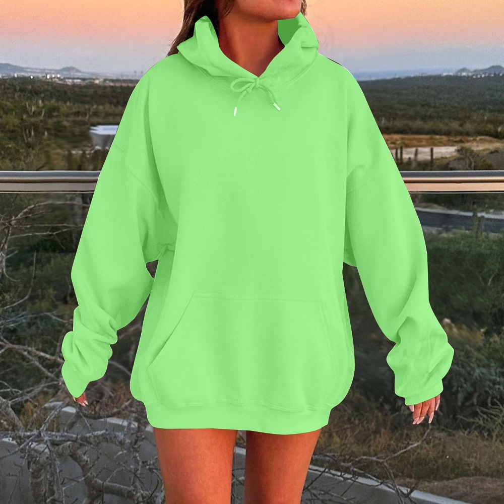 green hoodies womens