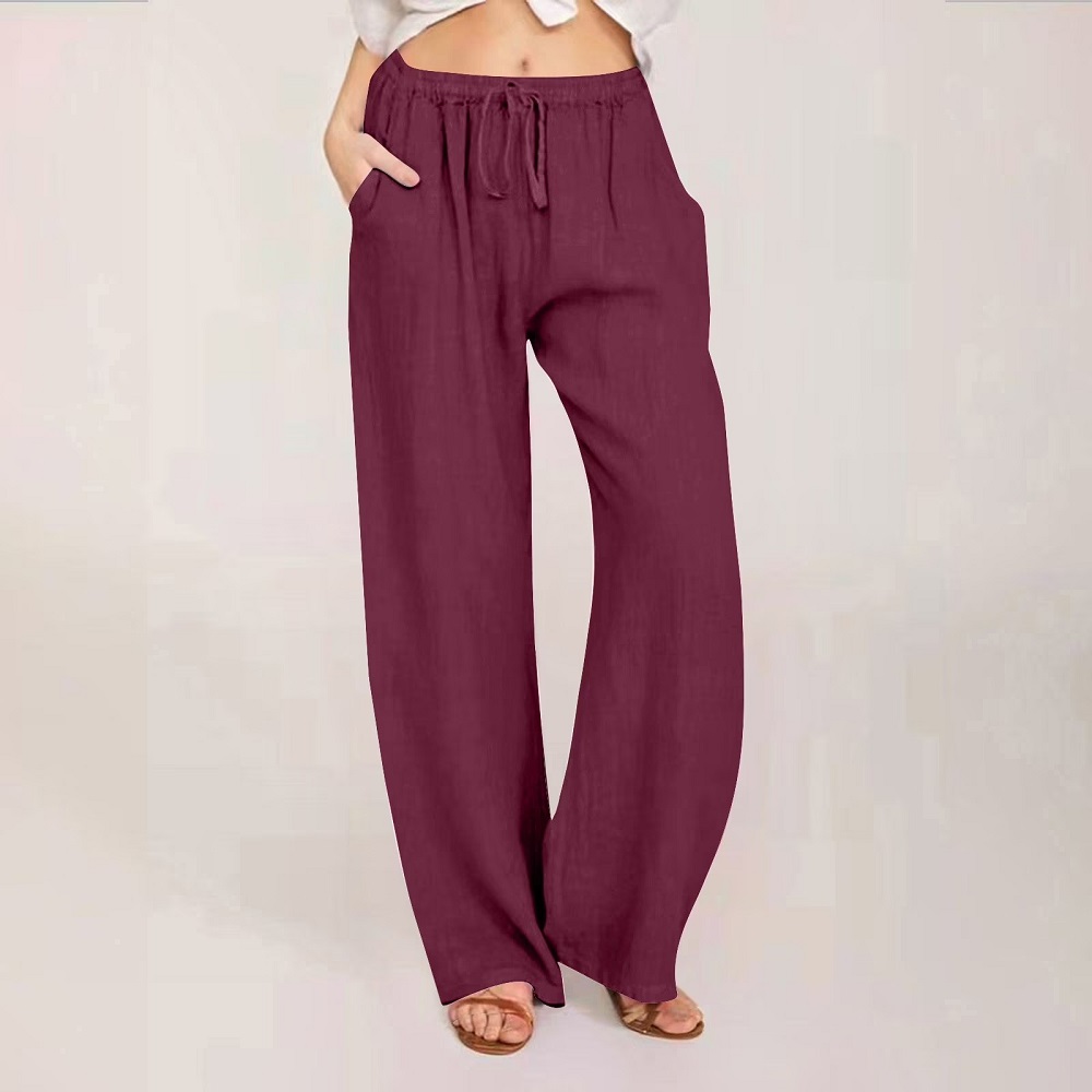 women linen pants