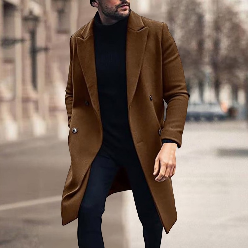 mens winter trench coat