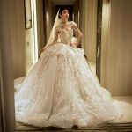 sequin ball gown wedding dress