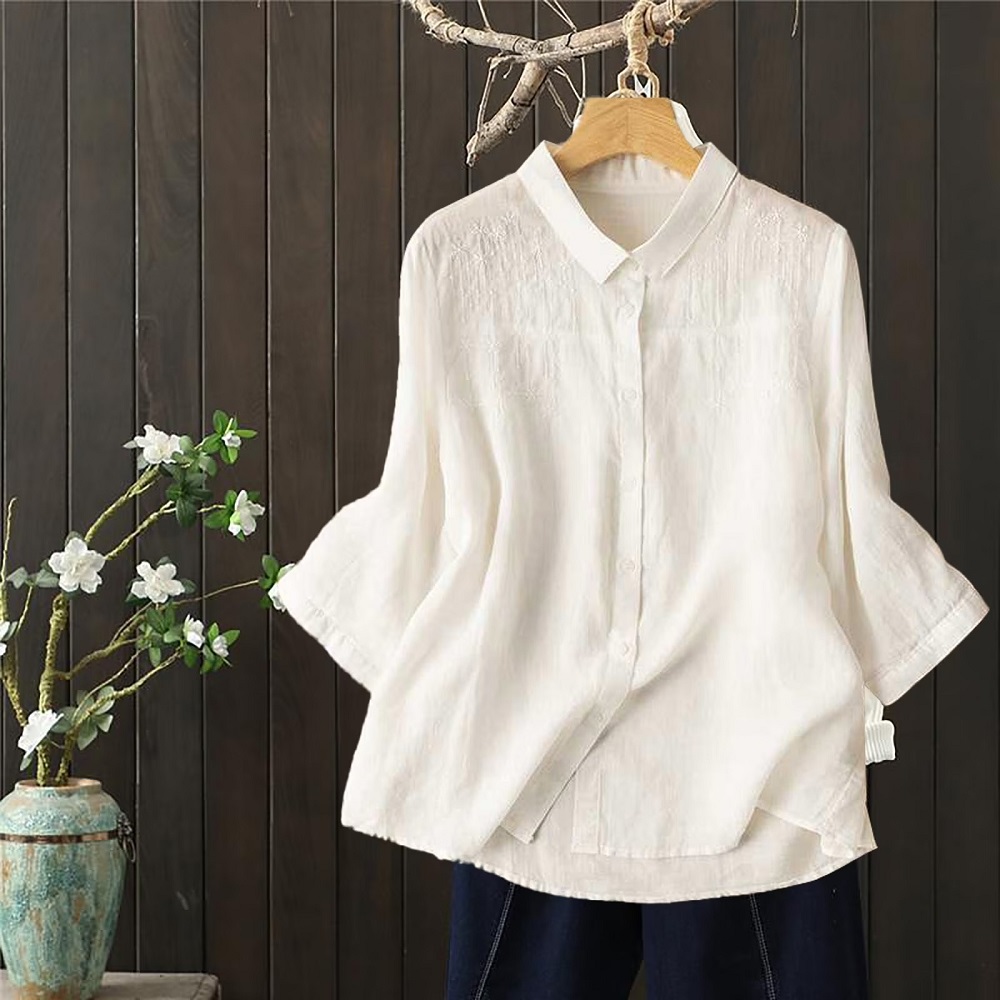 womens linen tops