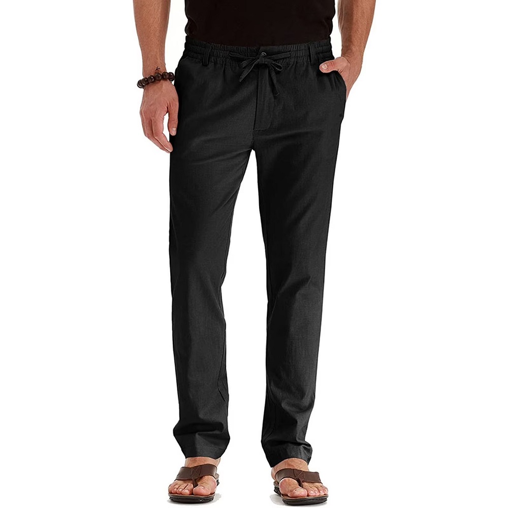 mens elastic waist pants