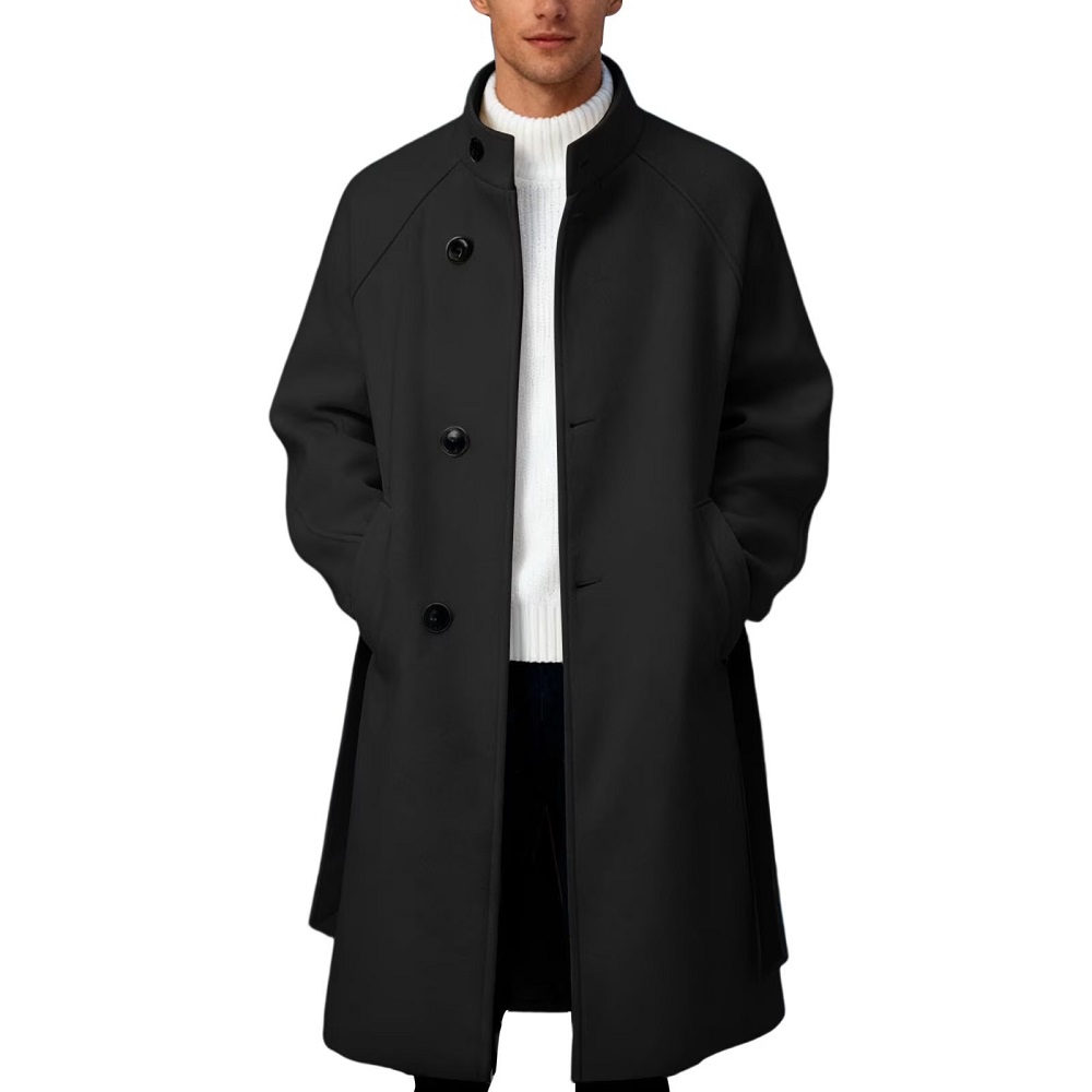 men's wool trench coat