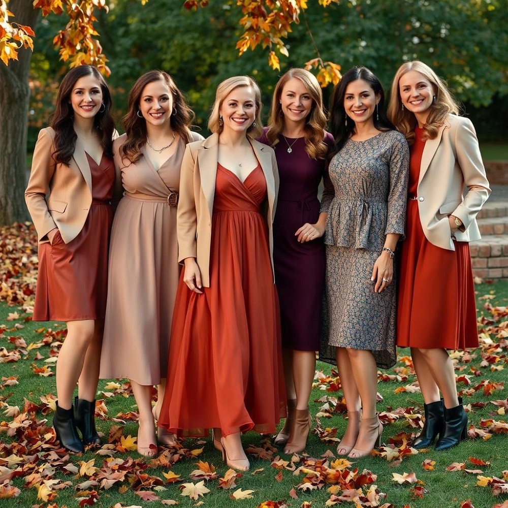 semi formal fall wedding guest dress