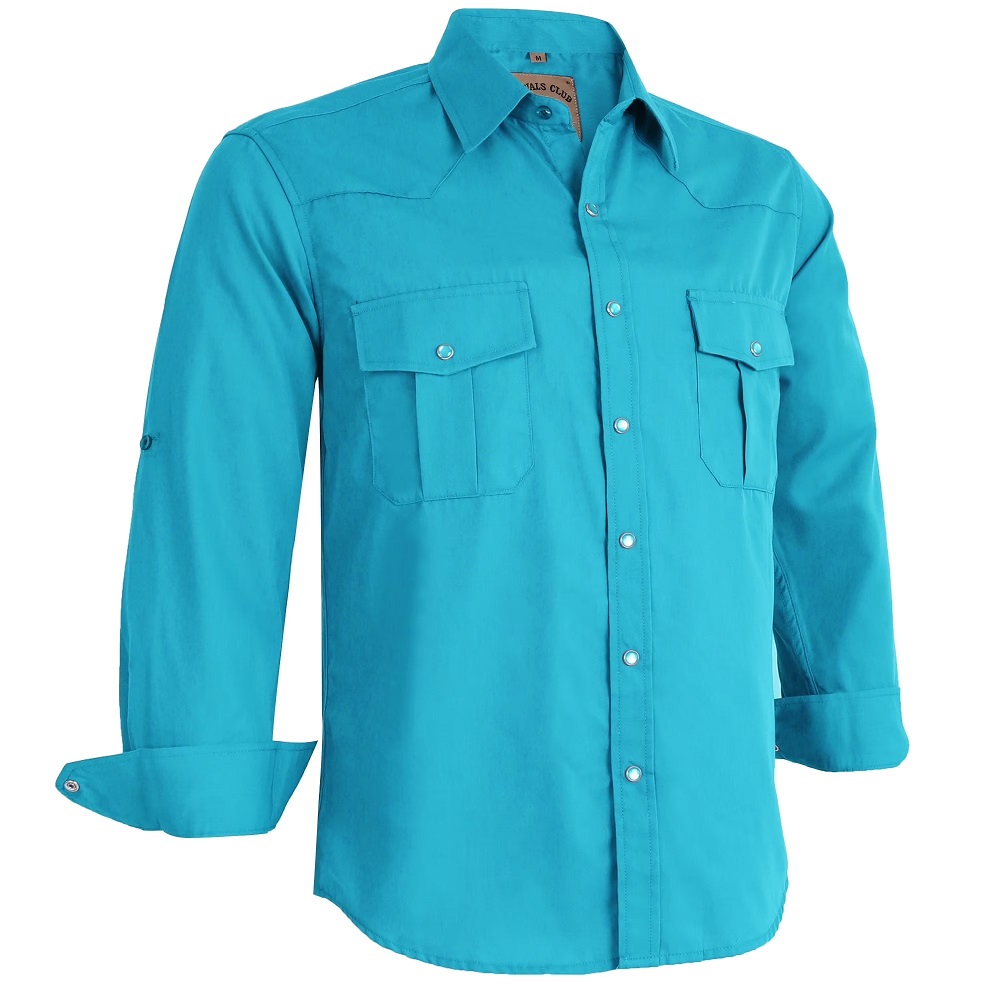 mens pearl snap shirts